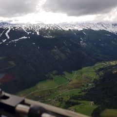 Flugwegposition um 14:12:20: Aufgenommen in der Nähe von Gemeinde Weißpriach, 5573, Österreich in 1961 Meter